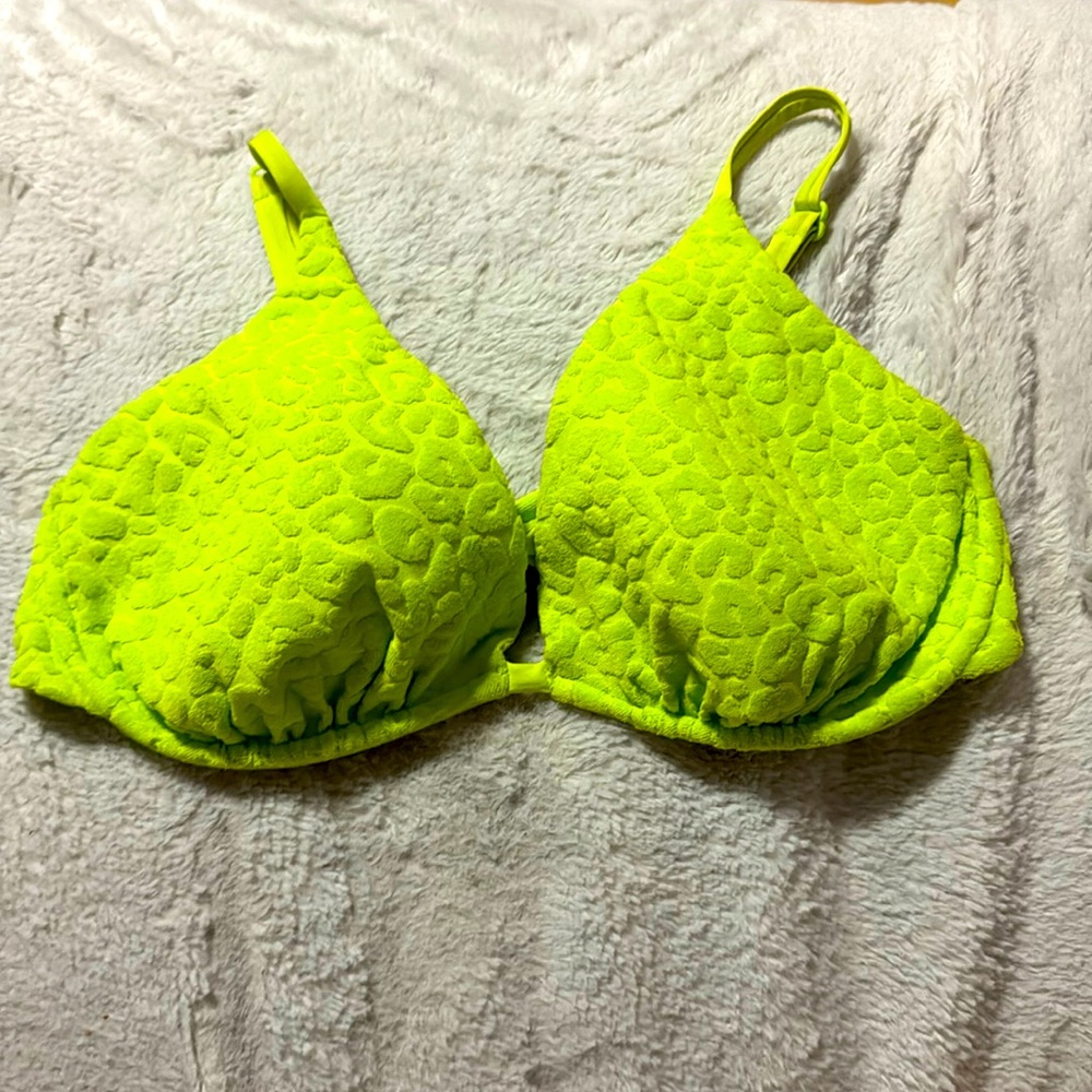 Lime green bikini top!!